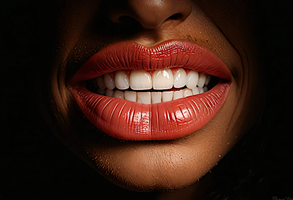 ai generated, lips, mouth, teeth, smile, chin, nose, red lips, lipstick, cosmetics